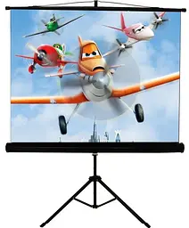 Екран мобільний з триногами Walfix SNT-1, діагональ: 72", 145х110 см 4:3