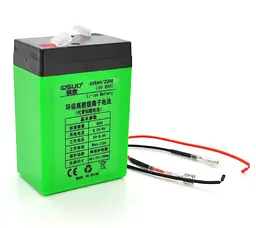 Літієва акумуляторна батарея QiSuo QS608СH 6V 8Ah Li-ion 18650, + зарядний пристрій 8,4V 1A + крокодили - мініатюра 1
