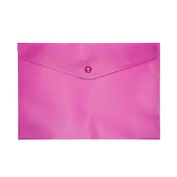 Папка-конверт, на кнопке, А5, BM.3935-99 BUROMAX, матовый полупрозр.пластик (4823078953421) Червоний - мініатюра 3