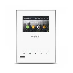 Відеодомофон AU-04LA White BAS-IP (86-00014)