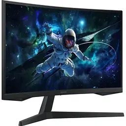 Монітор вигнутий Samsung 27" Odyssey Gaming G55C Black teh0023938 - мініатюра 2