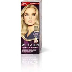 Інтенсивна крем-фарба для волосся Wellaton відтінок 10/81 ультра світлий попелястий блонд 110 мл - мініатюра 6
