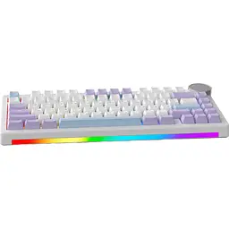 Клавіатура Ajazz AK820 V2 Coconut Flake Switch фіолетова/біла/синя (AK820-V2-CF-PWB) [175694] - мініатюра 2