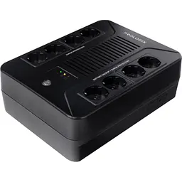 Пристрій безперебійного живлення Prologix 650VA 360W (PLP650VA8LED) - мініатюра 2