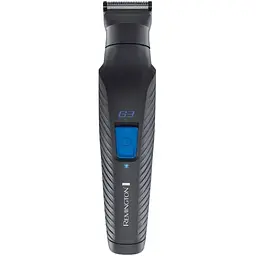 Набір для стрижки Remington G3 Graphite series для бороди, вусів, голови і носа, акум., роторний мотор, насадок-6, сталь, чорний