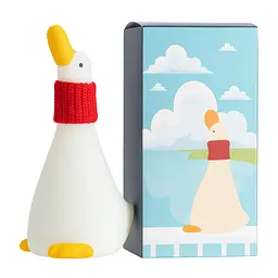 Нічник силіконовий Гусь USB 29x15 см для дітей на акумуляторі (6901560892729)