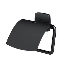 Тримач туалетного паперу з кришкою AM.PM Gem black A90341422 Чорний матовий - мініатюра 7