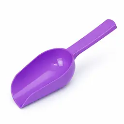 Совок пластиковий для цукру, спецій і сипких продуктів, Мед Фіолетовий 84671 - мініатюра 2