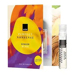 Листівка із пробним зразком парфумерна вода Avon Perfect Nonsense Ginger Blaze, 0.6 мл (158511254) - мініатюра 1
