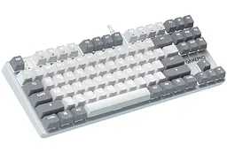 Механічна ігрова клавіатура GamePro MK-110-W USB Hot-Swap Outemu Red Switch White-Gray - мініатюра 3