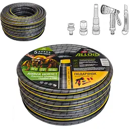 Шланг армований 4-х шаровий Alloid Building Tools Amber Hornett 3/4" 30 м (WH-63323) - мініатюра 5