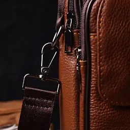 Шкіряна чоловіча сумка Vintage 19х25х6,5 см sum0023578 - мініатюра 9