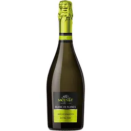 Вино ігристе Moinet Blanc de Blancs біле екстра сухе 1.5 л (2 шт. х 0.75 л) - мініатюра 2