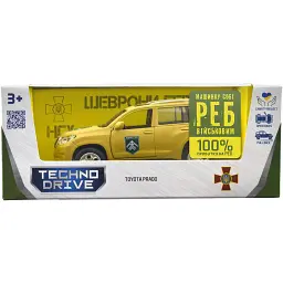 Машинка TechnoDrive серії Шеврони Героїв TOYOTA PRADO "ХАРТІЯ" - мініатюра 12