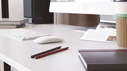 Комп'ютерний стіл Ferrum-decor Дейв 75x120x60 білий ДСП Білий 16мм (FRD-102146) - мініатюра 3