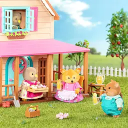 Набір фігурок Li'l Woodzeez Сім'я Лисичок 4од книжка EN det0018086 - мініатюра 5