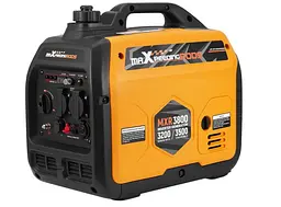 Генератор інверторний бензиновий MXR MXR3800 (3.2 kW), однофазний, 220V, 50Hz, бак 4 л, ручний запуск