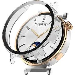 Чохол-накладка DK Пластик Gloss Скло Full Cover для Huawei Watch GT 4 41mm (clear)