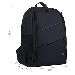 Рюкзак для фотоапарата Puluz PU5011 15.6" 43x30x19.5 см Чорний (IBF086B) - мініатюра 5