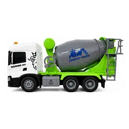 Автомодель TechnoDrive серії Big Truck Бетонозмішувач Scania зі світлом та звуком (OC-6402) - мініатюра 2