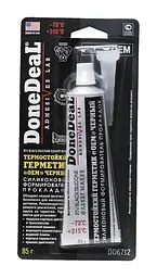 Герметик прокладка DoneDeaL силіконовий + 345 ° C сірий DD6735 205г