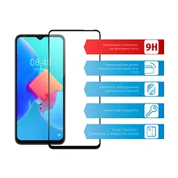 Скло захисне ACCLAB Full Glue Tecno Spark 8C (1283126542466) - мініатюра 3