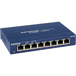 Комутатор GS108GE 8xGE, Некерований NETGEAR teh0018177