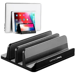 Вертикальна підставка під ноутбук OfficePro LS730B Aluminium alloys Black (LS730B) - мініатюра 5
