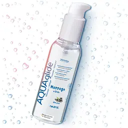 Лубрикант на водній основі Joydivision AQUAglide Massage + Glide Neutral 200 мл - мініатюра 2
