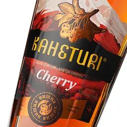 Напій спиртний Кахетурі Вишня 30% 0.5 л - мініатюра 5