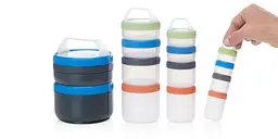 Набір контейнерів Humangear Stax Storage Container Set Medium Spectrum Різнокольоровий - мініатюра 3