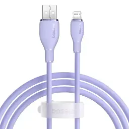 Кабель Baseus Pudding Series Fast Charging Cable USB to Lightning 2.4A 2m 2m P10355700511-01 Purple