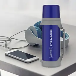 Термос питьевой Maestro MR-1631-100-BLUE1000 мл синий - миниатюра 2