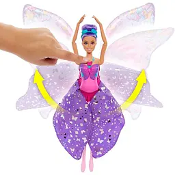 Лялька-метелик Barbie Dreamtopia Чарівні крильця (HXJ10) - мініатюра 5