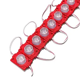 Світлодіодний модуль 12V SMD3030 1,5W 46x32 мм 120lm IP67 Червоне світло 1 шт