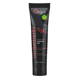 Їстівний лубрикант Orgie Lube Tube 100 мл на водній основі, зі смаком полуниці