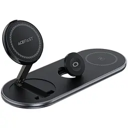 Бездротовий мультизарядний пристрій ACEFAST E19 Qi2 desktop 3-in-1 wireless charging holder чорний