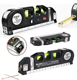 Лазерний рівень із вбудованою рулеткою FIXIT Laser Level Pro 3 4 в 1 рулетка лінійка - мініатюра 6