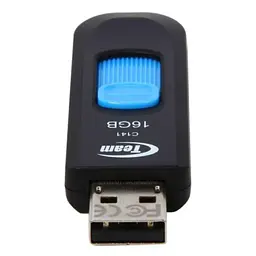 USB флеш накопичувач Team 16GB C141 Blue USB 2.0 (TC14116GL01) - мініатюра 4