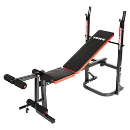Лавка тренувальна York Fitness ASPIRE 120 складана зі стійкою під штангу - мініатюра 2