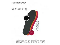 Устілка COCCINE фліс на латексі 34-41 зимова, Polar On Latex під вирізку - мініатюра 2