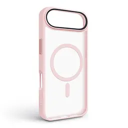 Чехол для Apple iPhone 17 Air, Uniq MagCase, розовый, противоударный, панель-накладка с MagSafe, ударопрочный TPU+PC, с магнитом MagSafe, поддержка полноценной беспроводной зарядки, ArmorStandart (ARM86278) - мініатюра 2