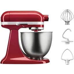 Планетарний міксер KitchenAid Artisan Mini 3.3 л червоний (5KSM3311XEER) - мініатюра 3