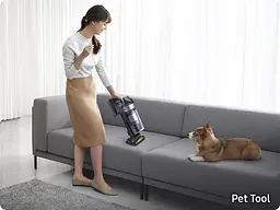 Мінітурбощітка Pet Tool для акумуляторного пилососу Samsung VS15A60AGR5, VS20B75ADR5, VS20B75ACR, DJ97-02812D - мініатюра 6