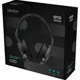 Бездротові навушники Sennheiser Epos C50 ANC накладні чорні (1001147) - мініатюра 8