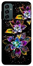 Чохол Demsky Flowers on black для Samsung Galaxy M34 5G