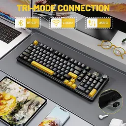 Клавіатура Attack Shark X98 Pro RGB Linear Blueberry Switch Star Black (AS-6972792470498-SB-UA) [166775] - мініатюра 5