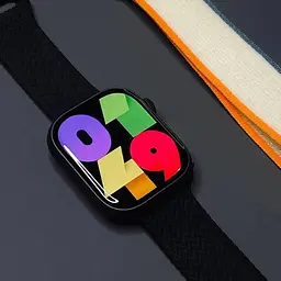Сенсорний розумний смарт-годинник Smart HK9 Pro Plus меню українською мовою Black (16076-hbr) - мініатюра 3