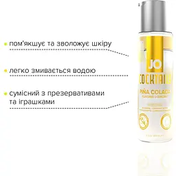 Лубрикант на водній основі System JO Cocktails - Pina Colada (60 мл) - мініатюра 3
