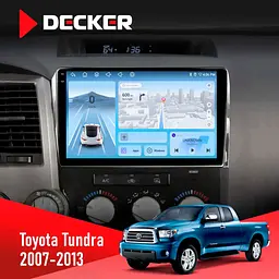 Штатна магнітола Toyota Tundra, Sequoia 2007-2012 Decker D10-010 6x128, DSP, 4G, 2K Decker (НФ-00009419)